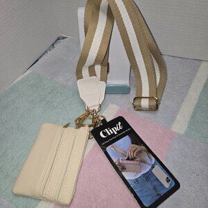 Clip It Phone Crossbody Strap w/Detachable Wristlet